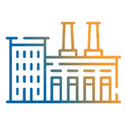 factory warehouse digital signage icon, Reach Media Network