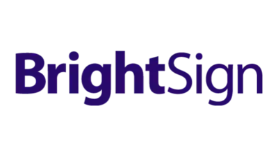 BrightSign logo, Reach Media Network digital signage players