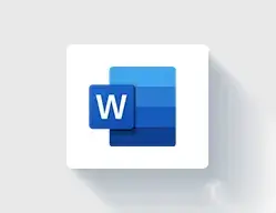 Microsoft Word digital signage app icon, Reach Media Network